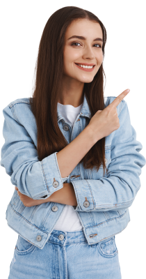 smart-good-looking-creative-young-brunette-girl-giving-advice-pointing-upper-left-corner-suggest-promo-smiling-pleased-approve-some-product-standing-white-background